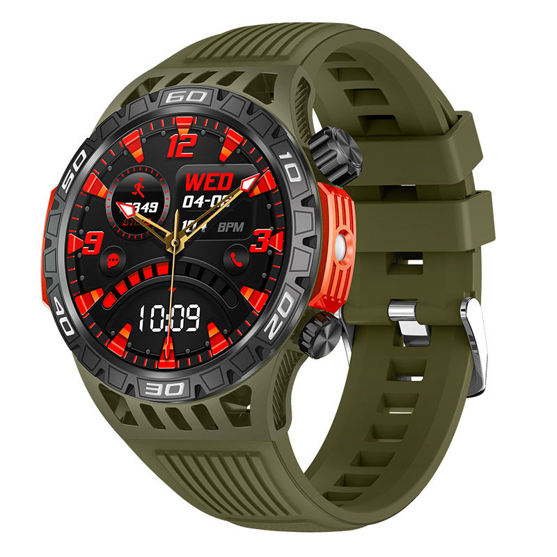 Outdoor Bluetooth Calling HT22 Compass Flashlight Heart Rate Blood Pressure More Than Sport Smart Watch