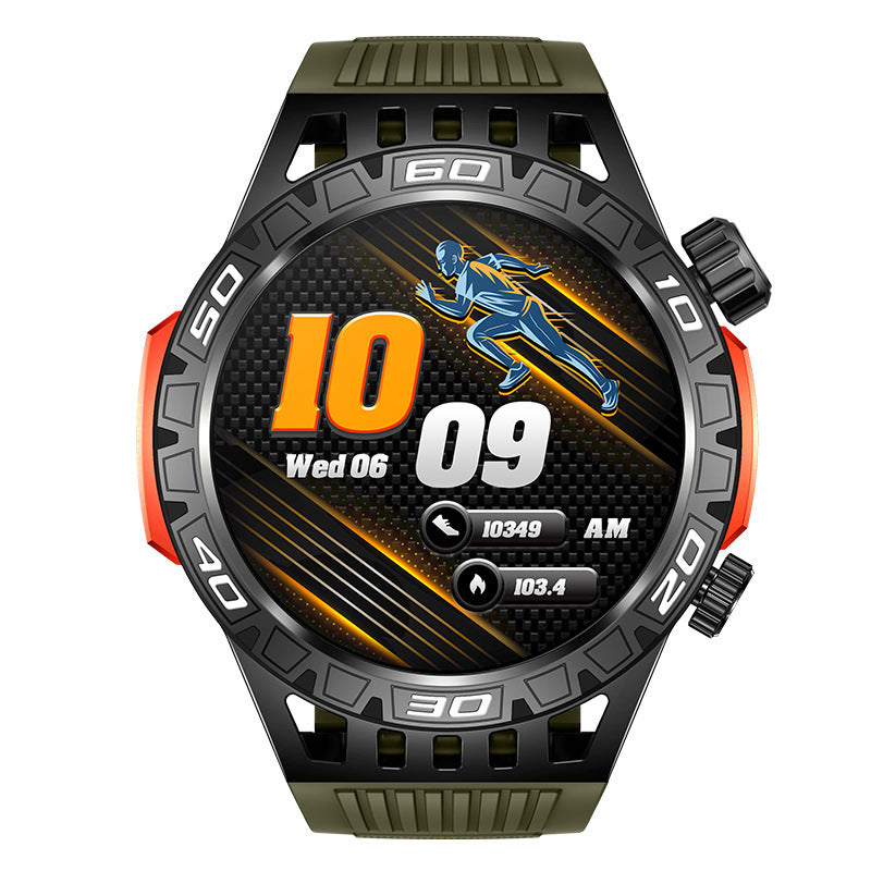 Outdoor Bluetooth Calling HT22 Compass Flashlight Heart Rate Blood Pressure More Than Sport Smart Watch