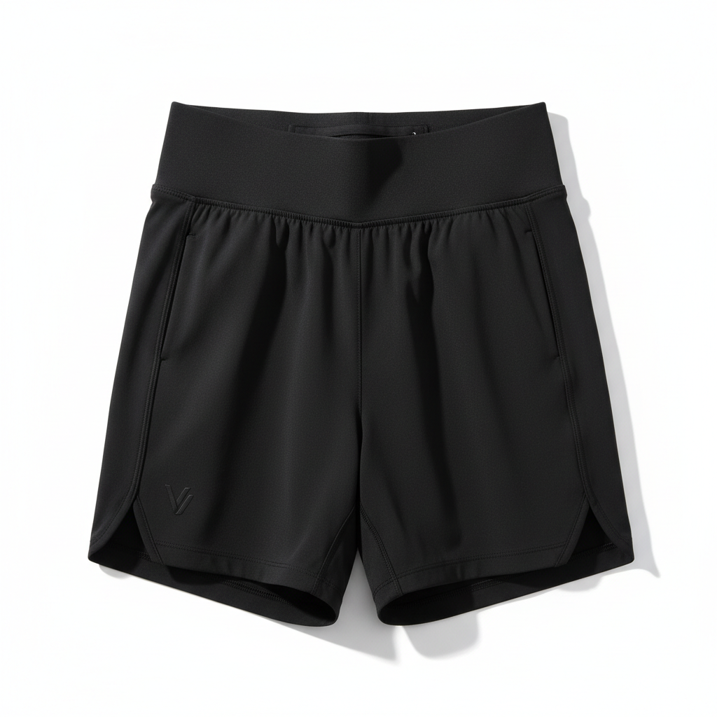 Women's Black Performance Training Shorts