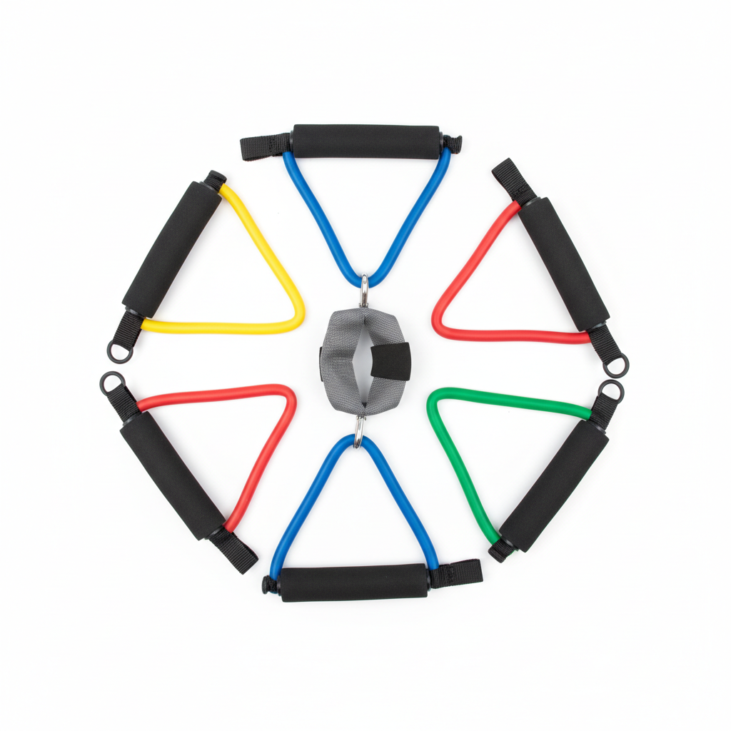 Resistance bands with handles